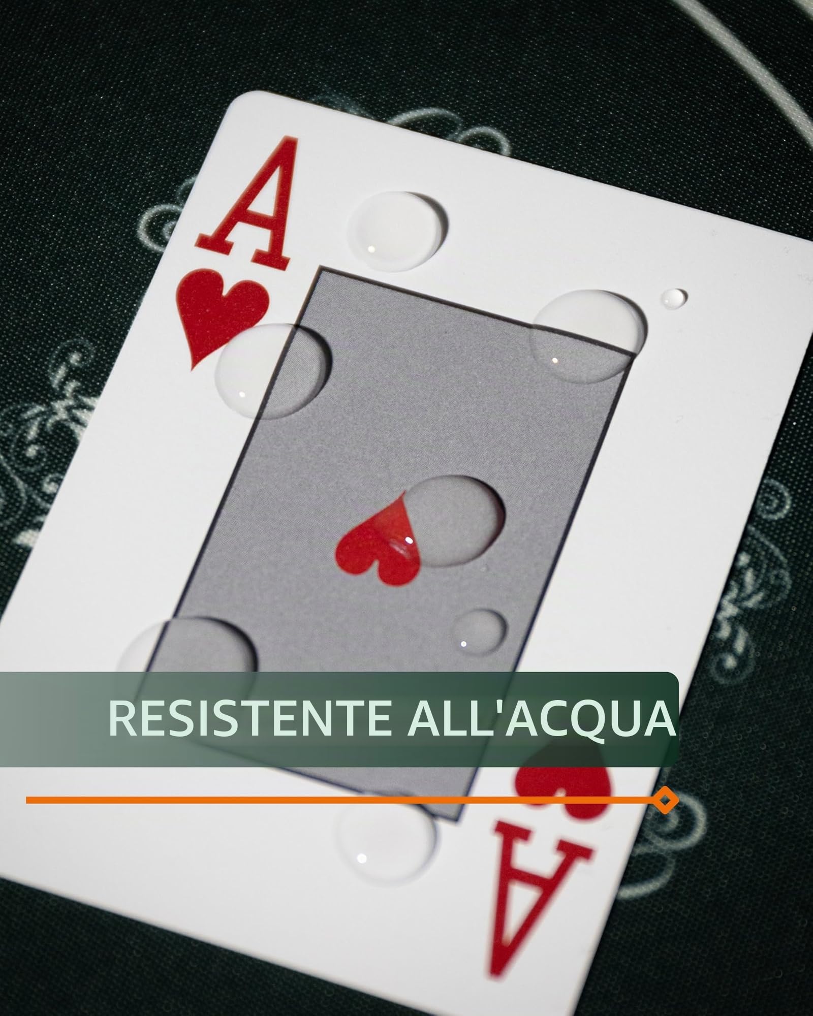 Bullets Platinum Carte da Poker Plastica Indice Jumbo premium
