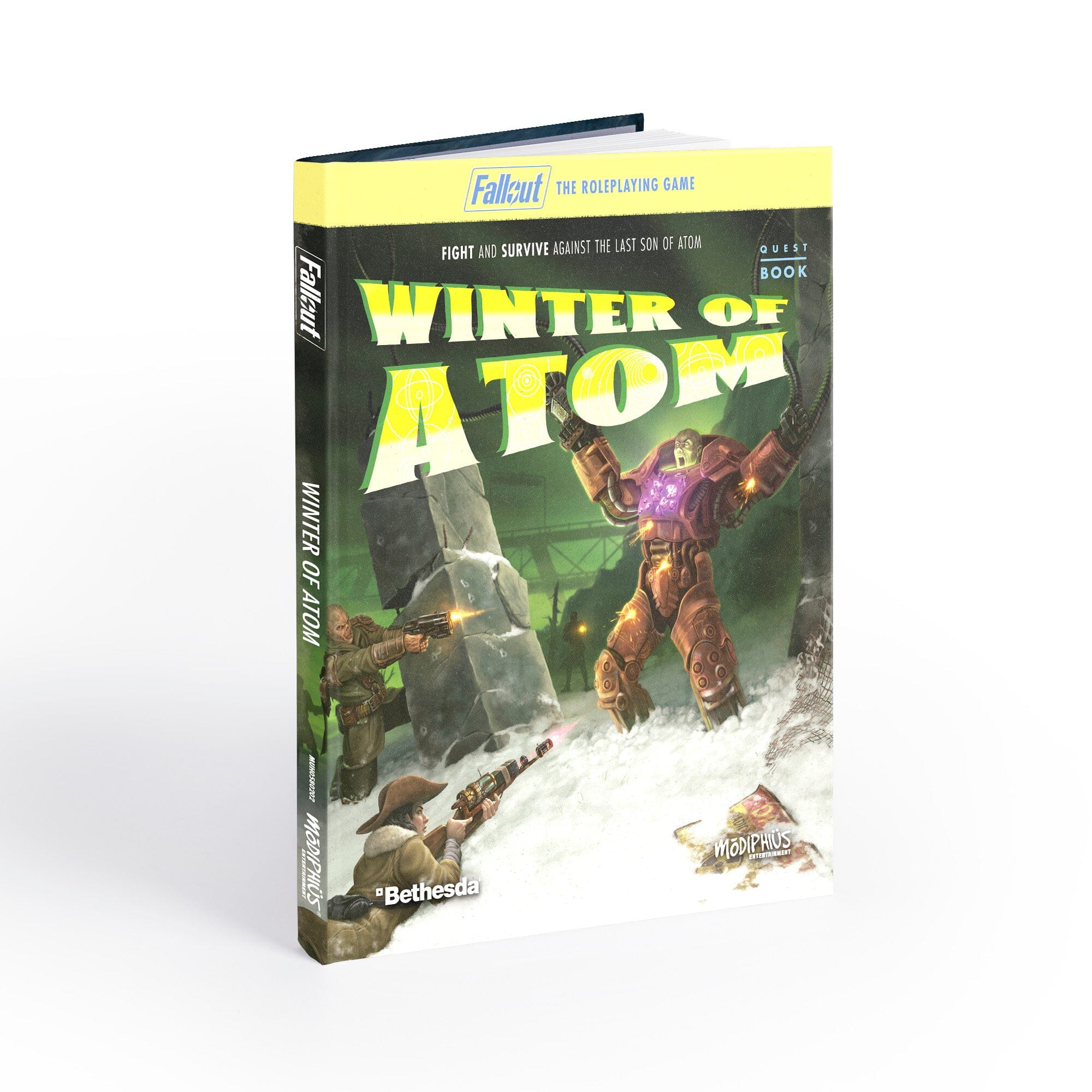 Modiphius Fallout GDR Winter of Atom manuale quest 248 pagine