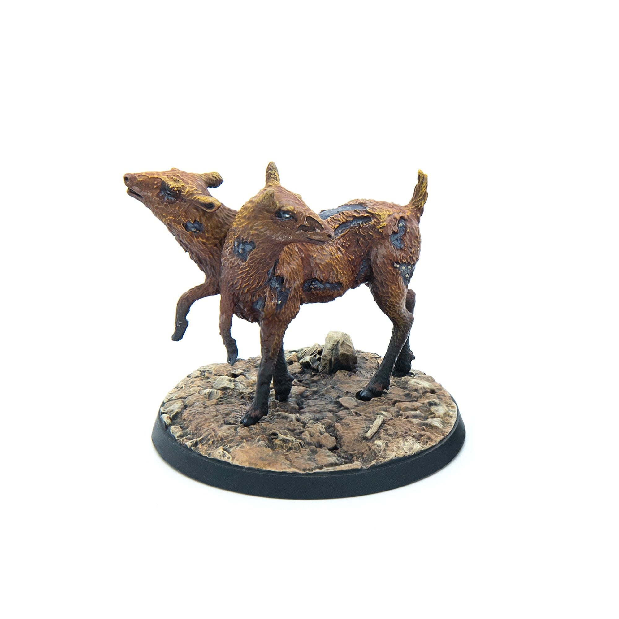 Fallout Wasteland Warfare Radstag Herd miniature resina 3 pezzi