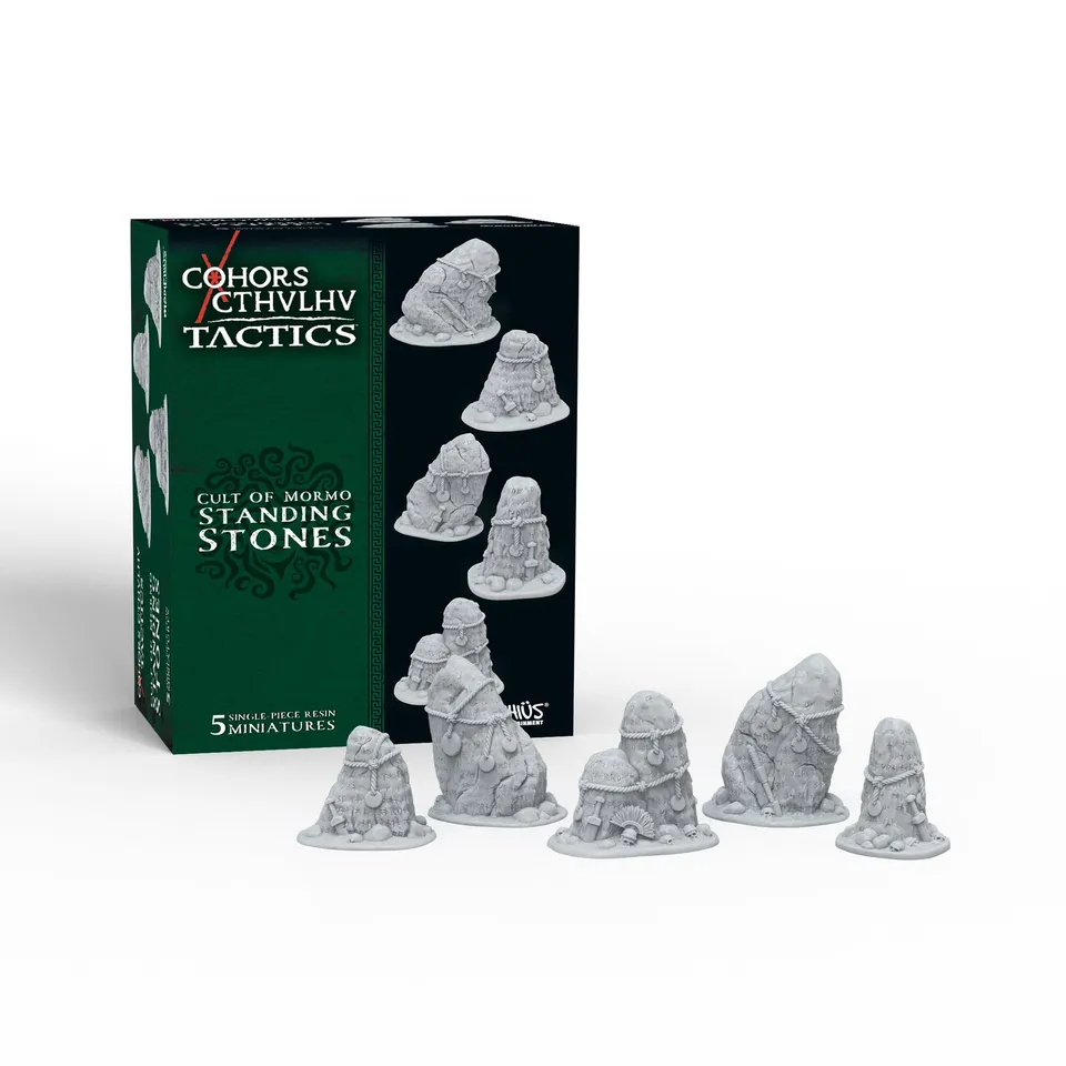 Modiphius Cohors Cthulhu Tactics Mormo Stones scenario 28mm