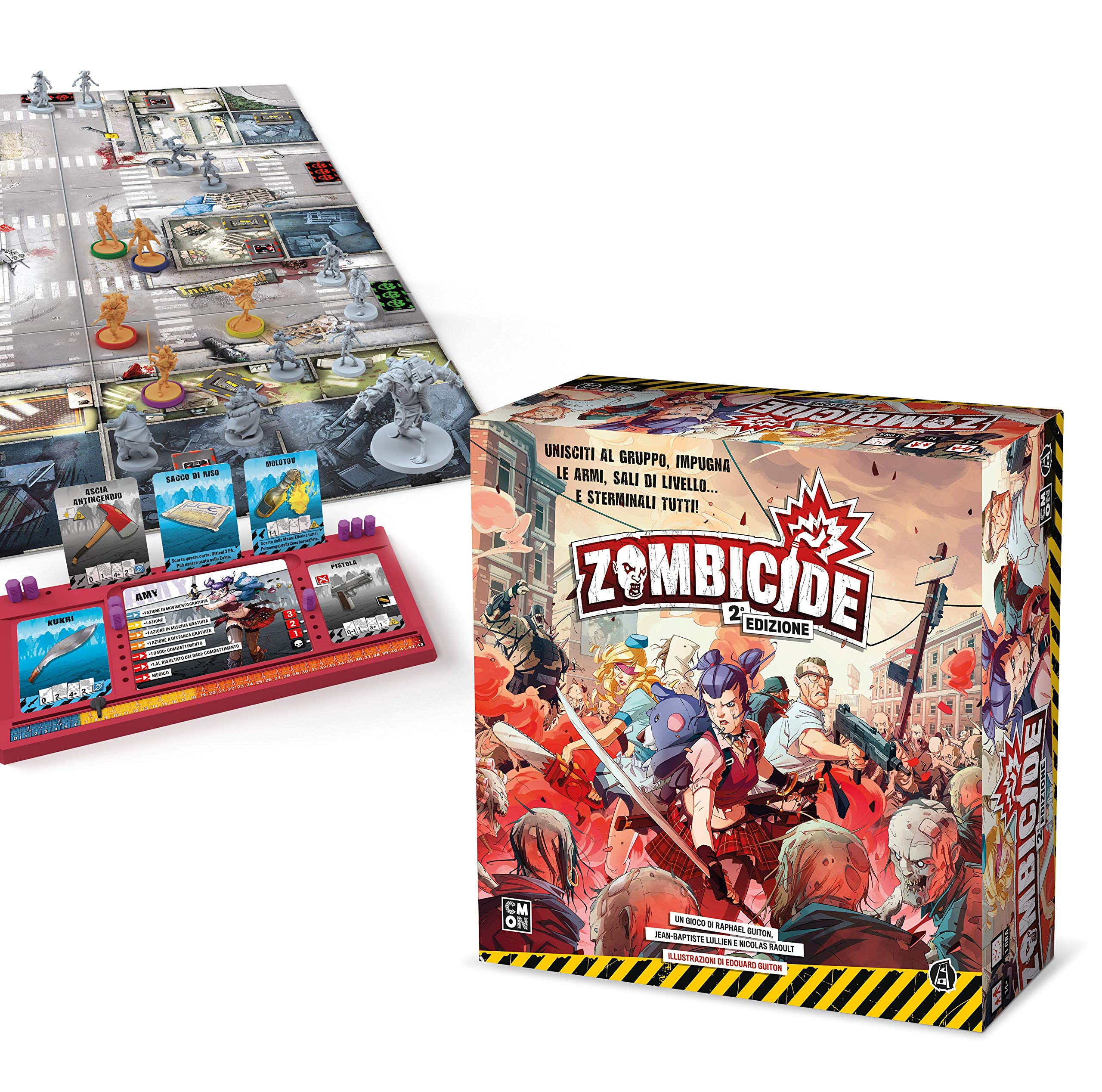 Asmodee Zombicide Seconda Edizione gioco da tavolo base cooperativo