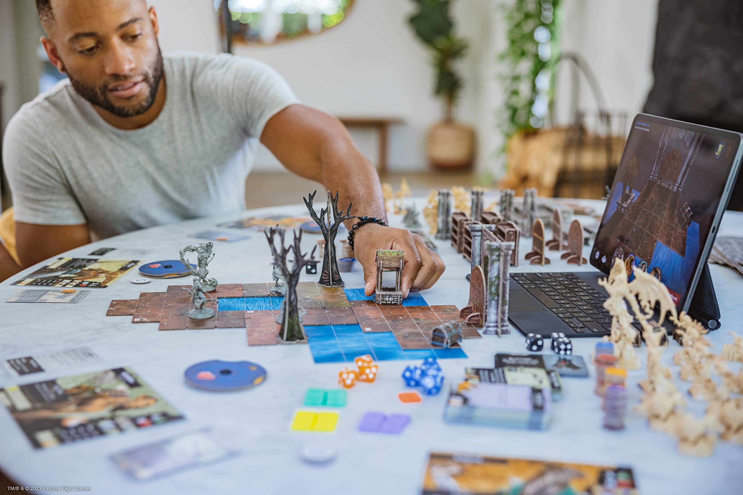 Asmodee Descent Leggende delle Tenebre gioco tavolo con app italiano
