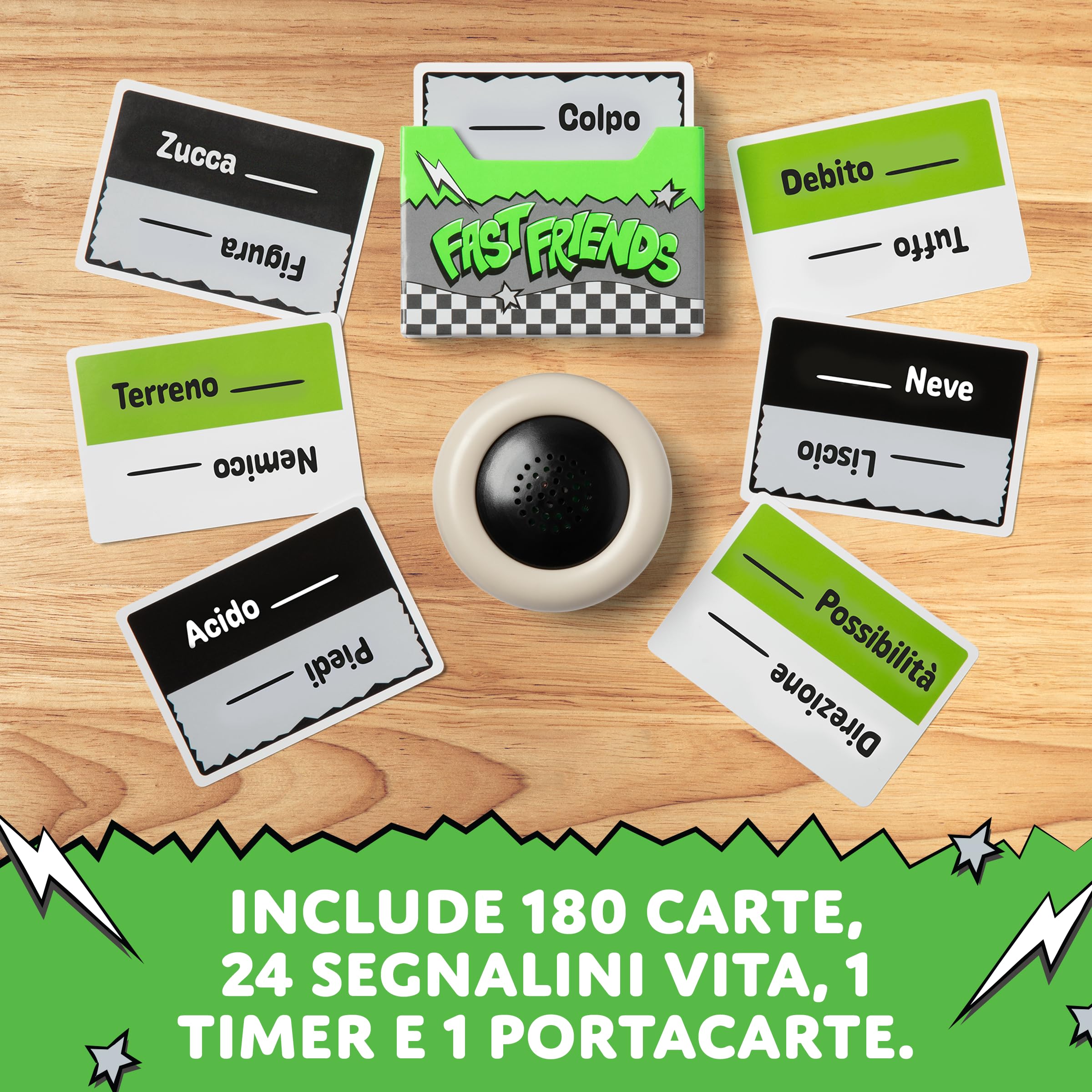 Asmodee Fast Friends carte da gioco party game 2-8 giocatori italiano