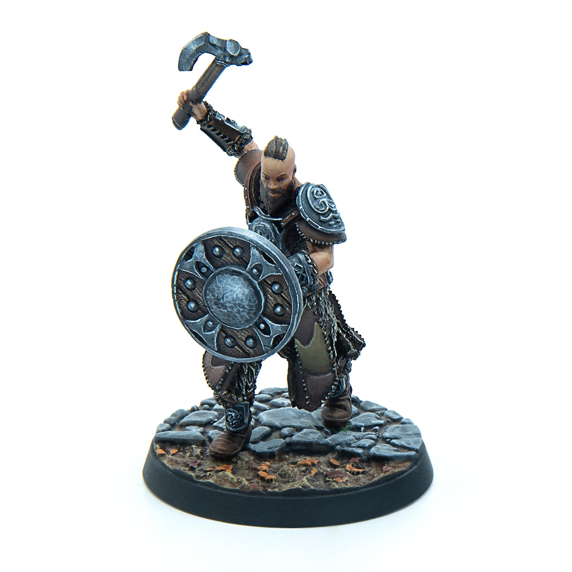 Elder Scrolls Call to Arms miniature Bandit Pillagers resina