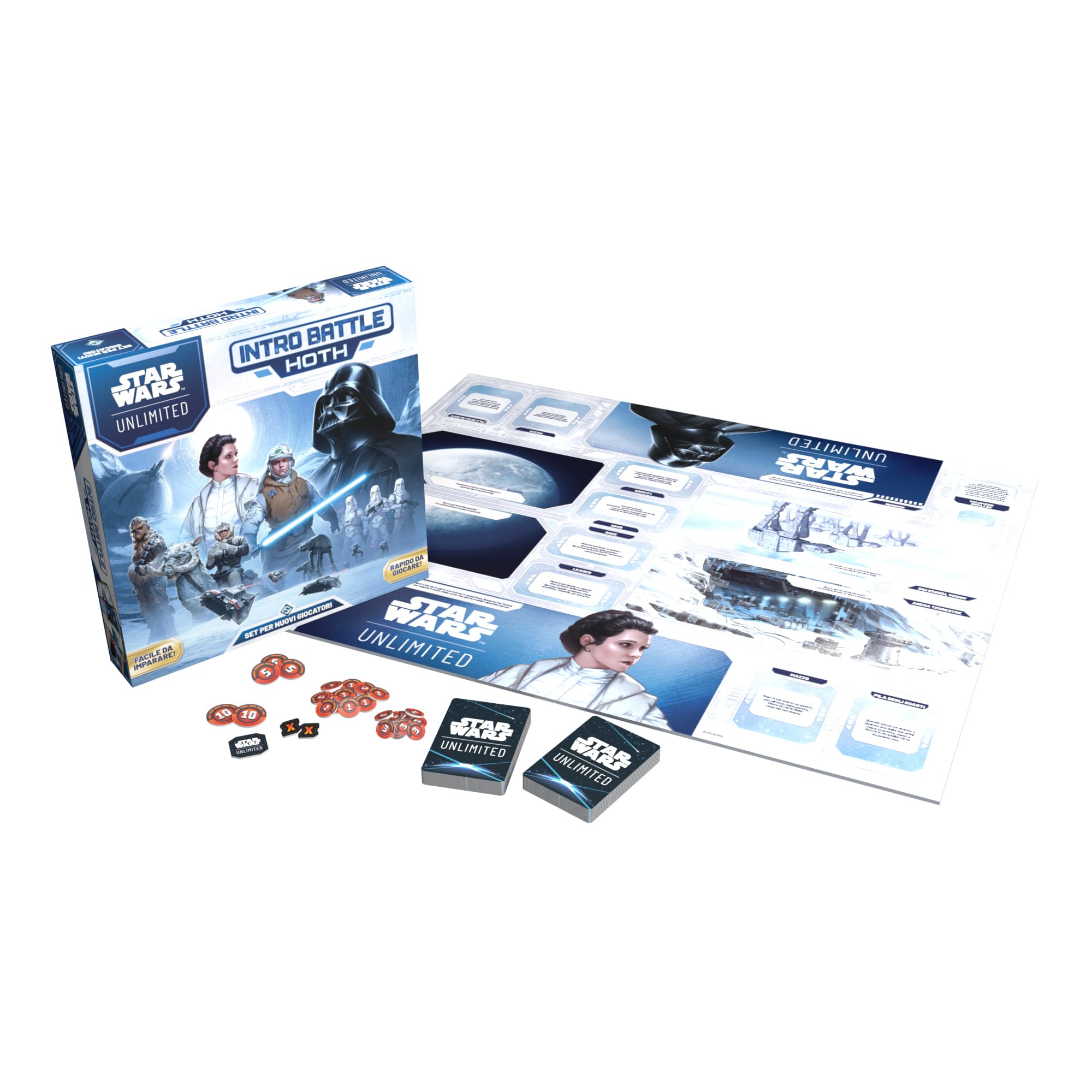 Star Wars: Unlimited Intro Battle Hoth Set Iniziale Carte Italiano