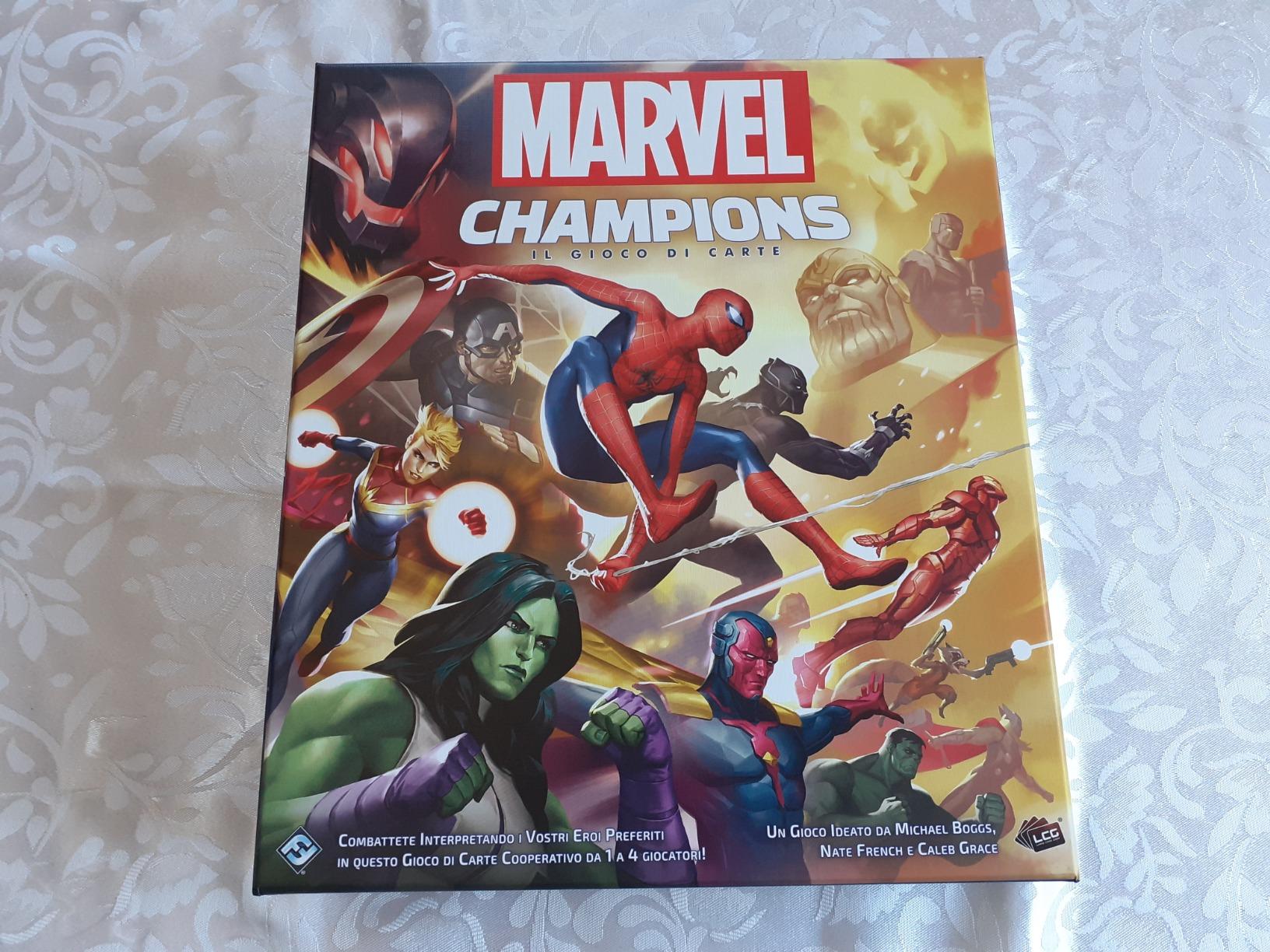 Asmodee Marvel Champions LCG gioco carte cooperativo italiano base