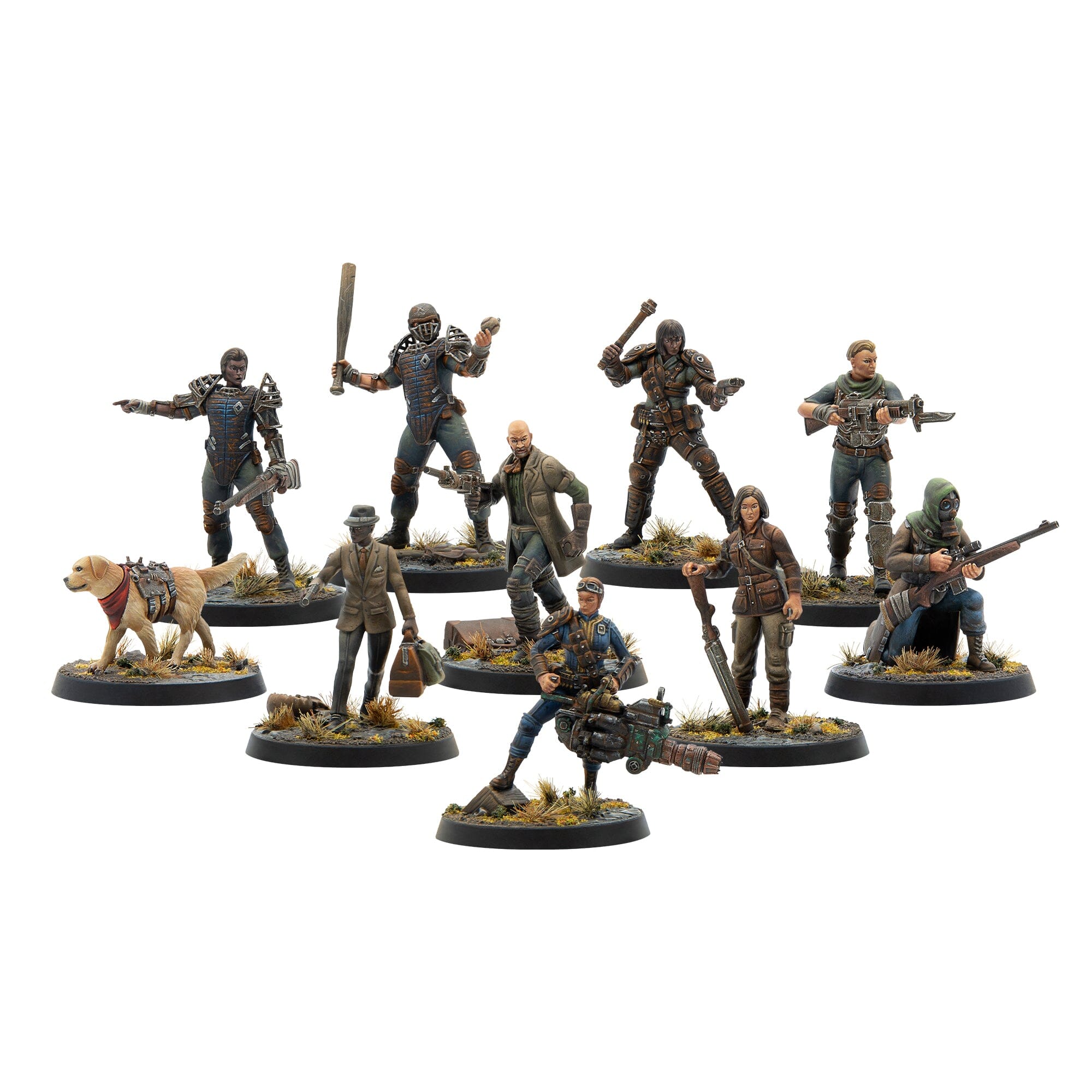 Fallout Factions Wasteland Survivors Core Box 10 miniature