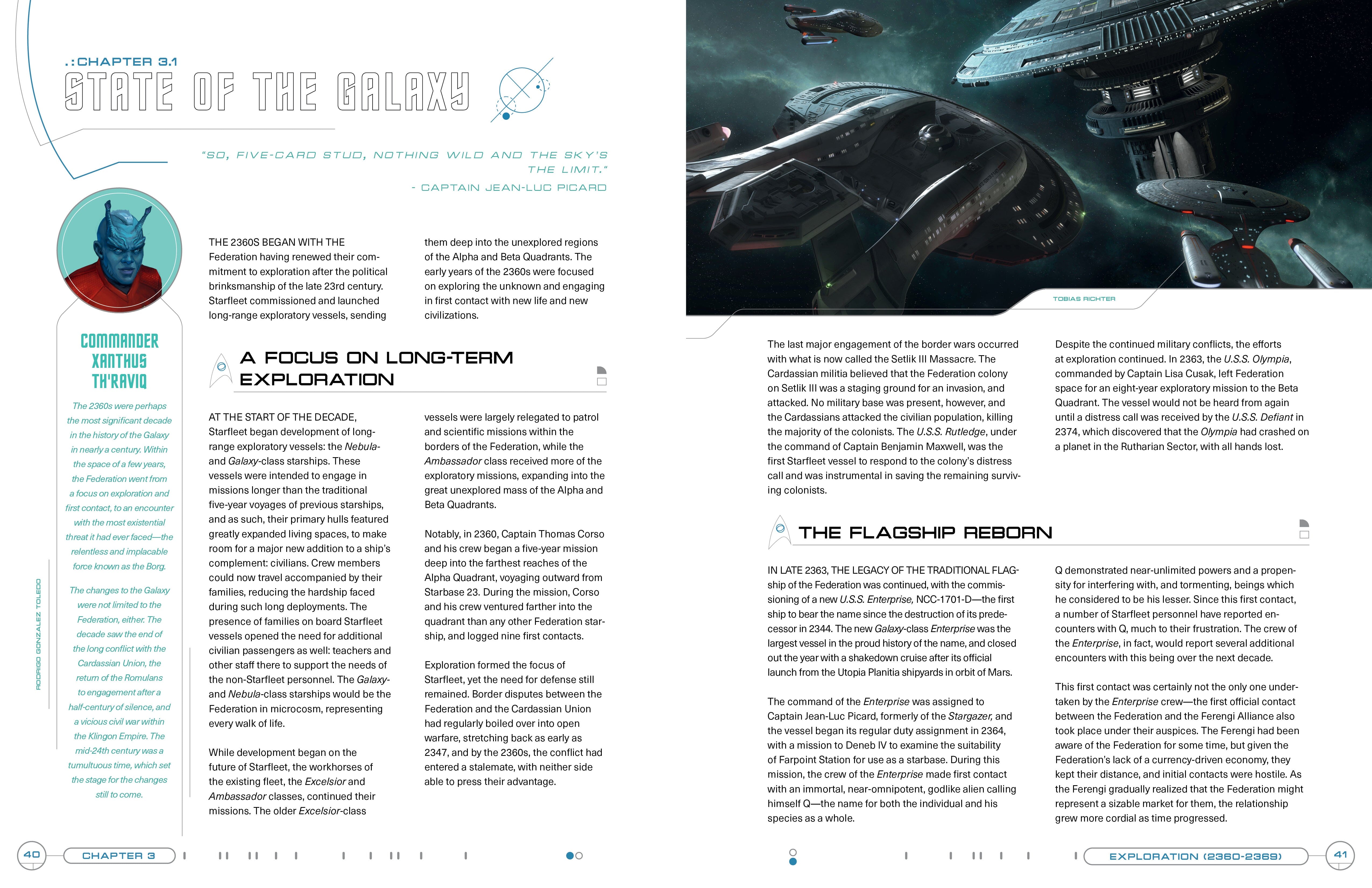 Star Trek Adventures 24th Century Campaign Guide libro 128 pagine