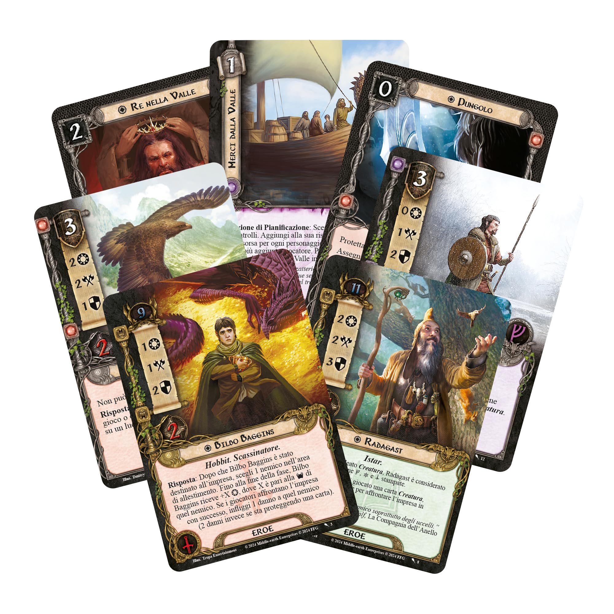 Asmodee Ered Mithrin Eroi gioco di carte LCG italiano