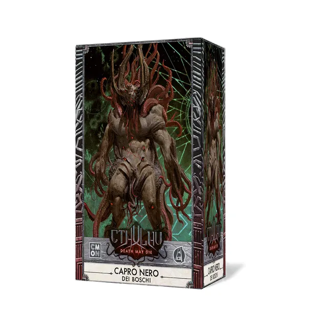 Asmodee Cthulhu Death May Die Capro Nero dei Boschi espansione gioco tavolo