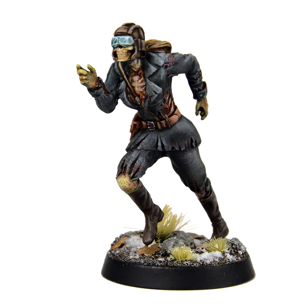 Escape from Stalingrad Z Boss Zombies 3 miniature plastica
