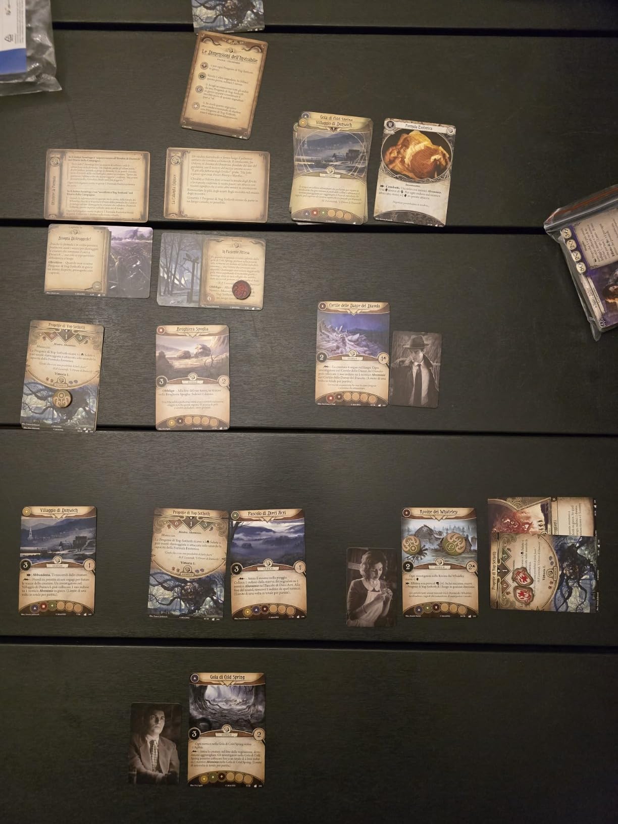 Asmodee Arkham Horror LCG set base aggiornato gioco carte italiano