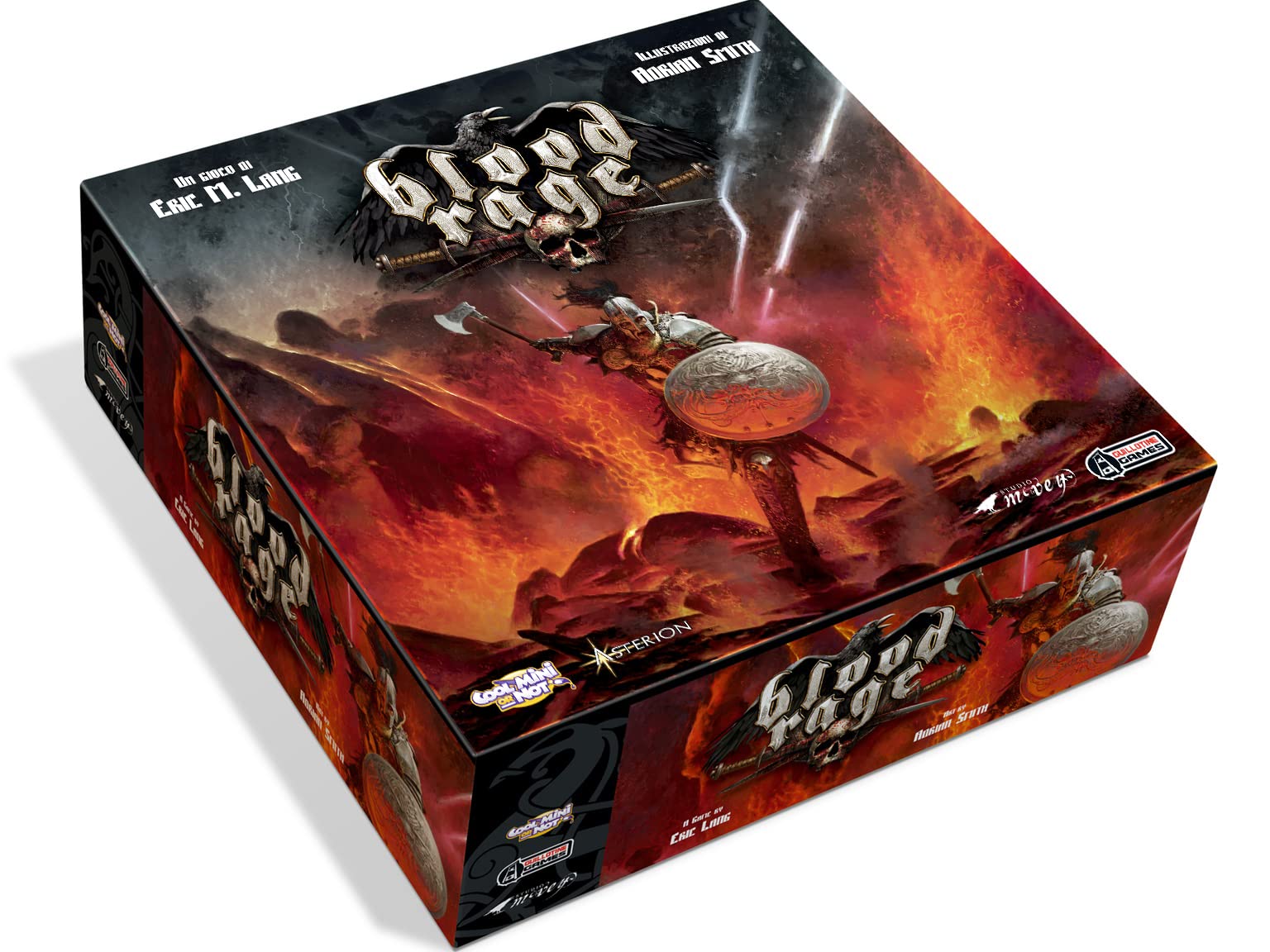 Asmodee Blood Rage Gioco da Tavolo 2-4 Giocatori Vichinghi