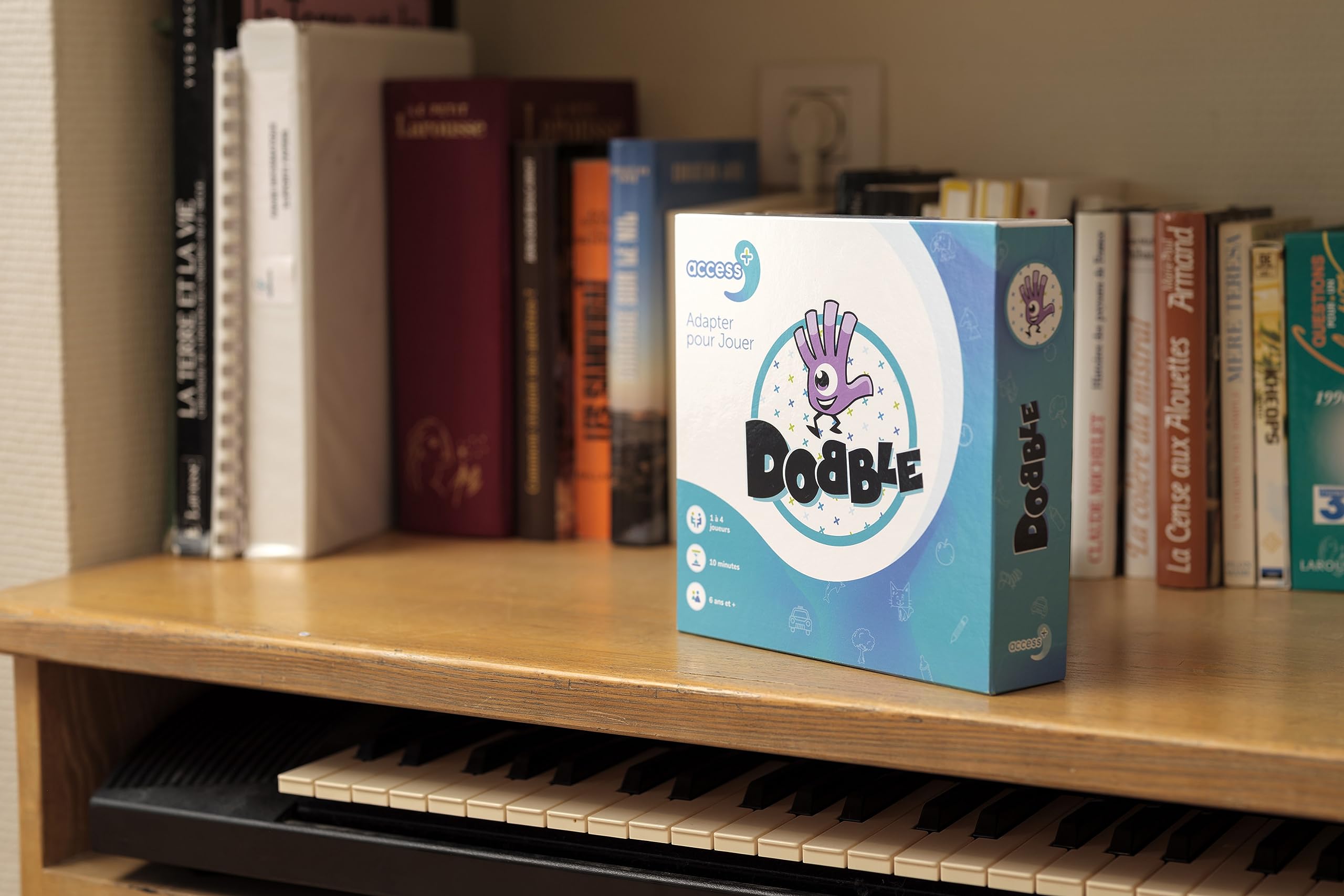 Asmodee Dobble Access+ gioco di osservazione carte grandi
