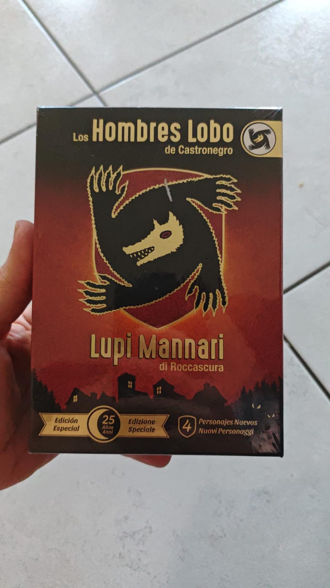 Asmodee Lupi Mannari Roccascura 25 Anni carte gioco da tavolo