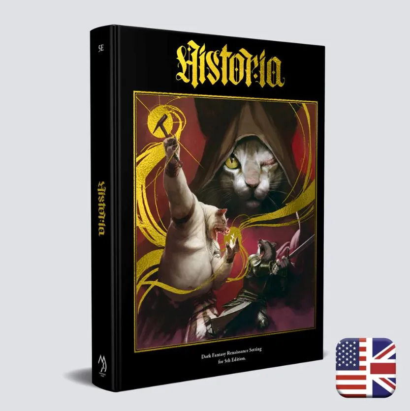 Modiphius Historia Corebook manuale GdR 5E cartonato