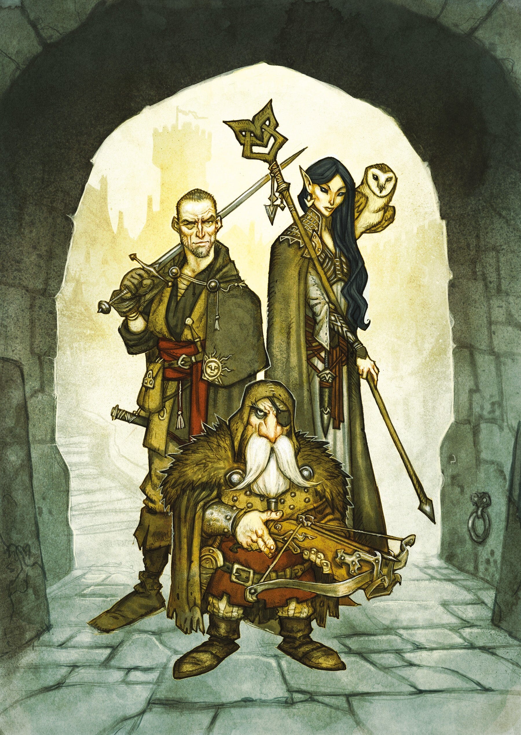 Free League Dragonbane Core Set scatola GDR fantasy con dadi e mappa