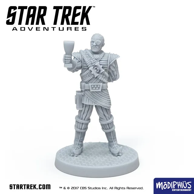 Modiphius Star Trek Adventures General Chang miniatura STL 32mm
