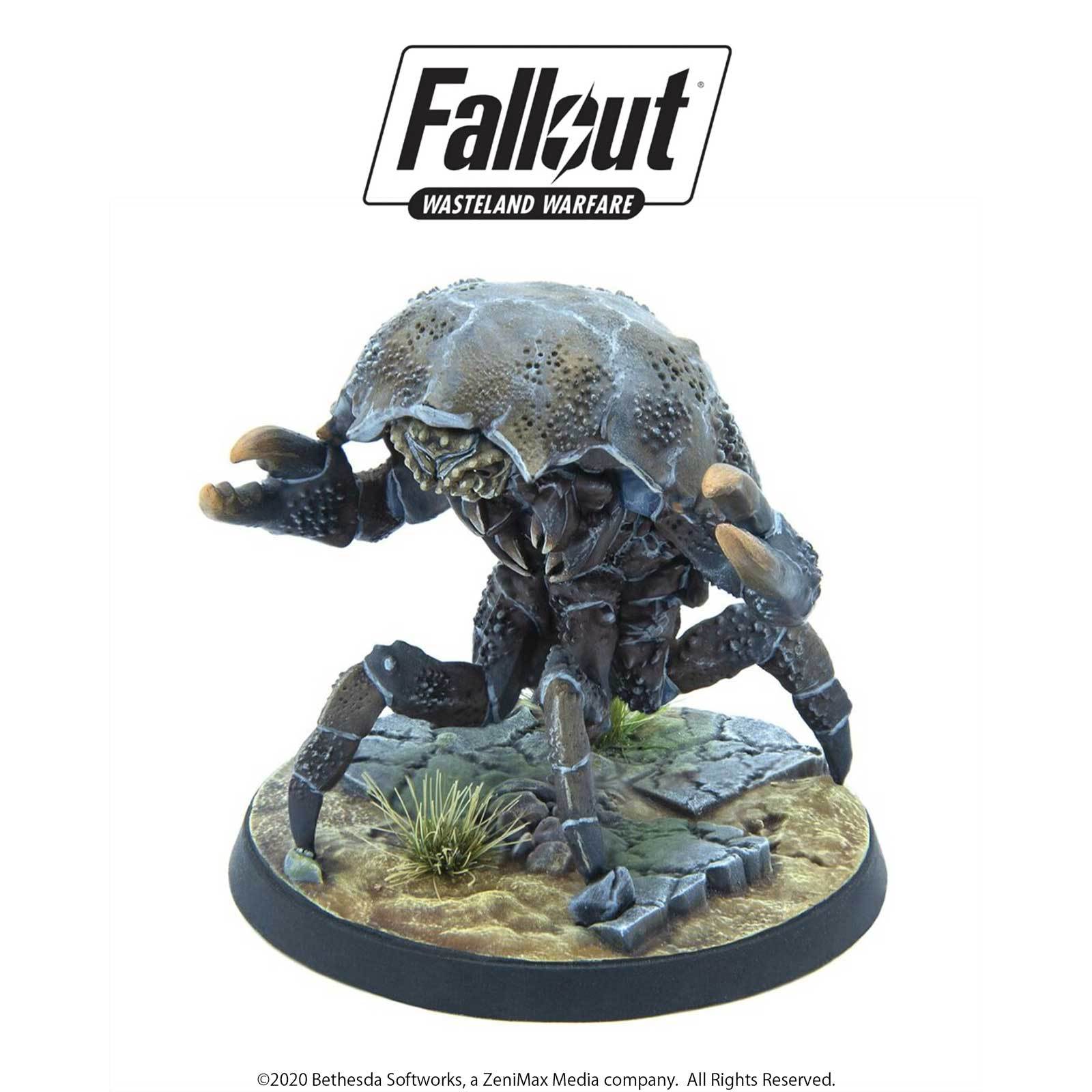 Modiphius Fallout Mirelurks miniature resina 2 pezzi