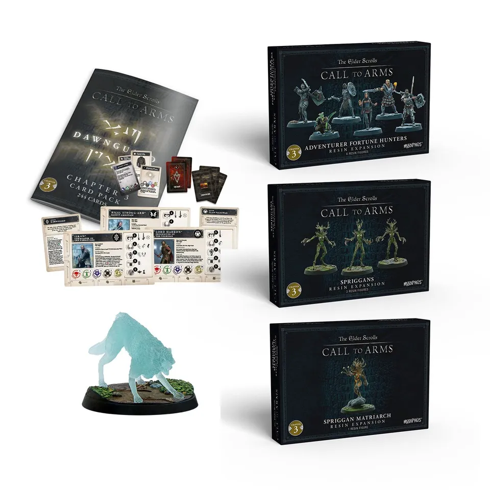 Modiphius Elder Scrolls Call to Arms Chapter 3 Bundle Miniature Carte
