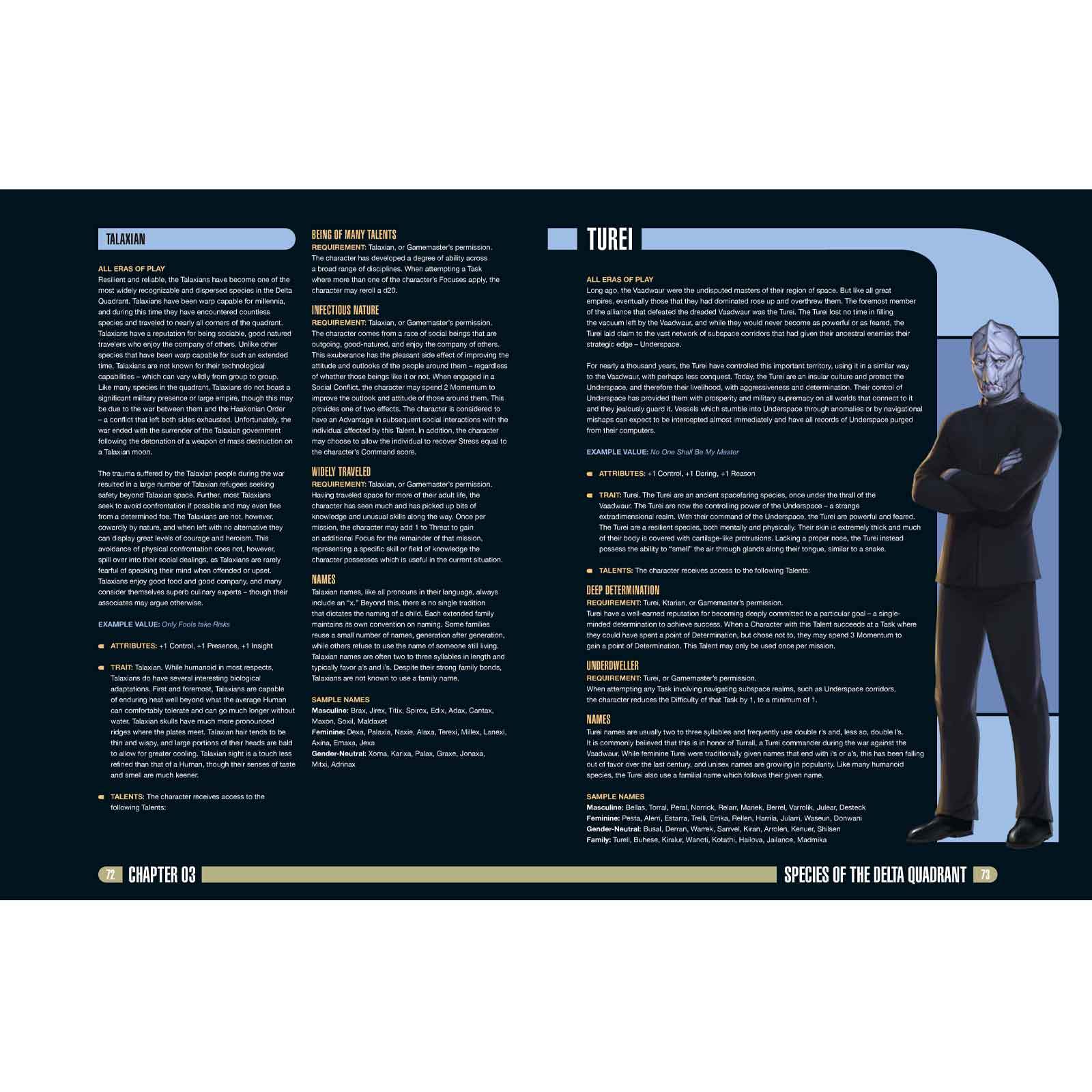 Modiphius Star Trek Adventures Delta Quadrant sourcebook PDF