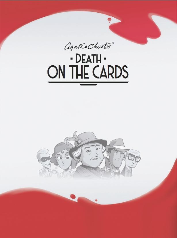 Agatha Christie Death on the Cards gioco di carte 2-6 giocatori