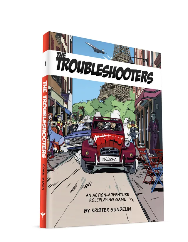 The Troubleshooters Core Rule Book manuale base 236
