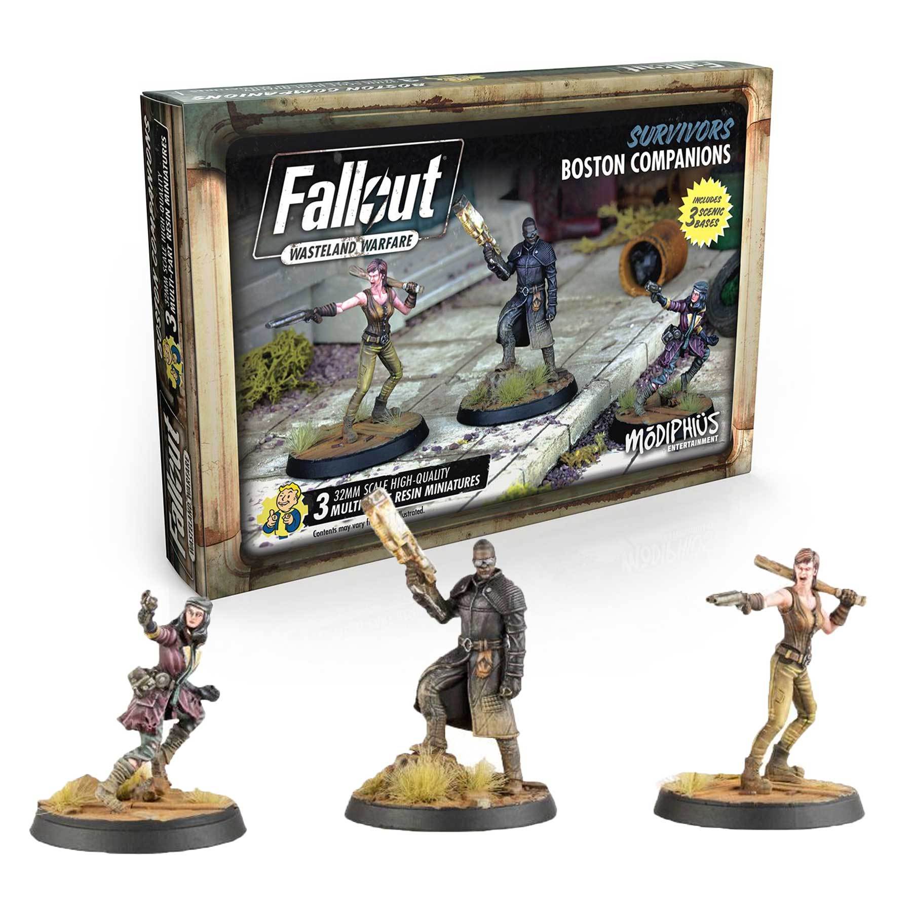 Modiphius Fallout Wasteland Warfare Survivors Starter Bundle miniature