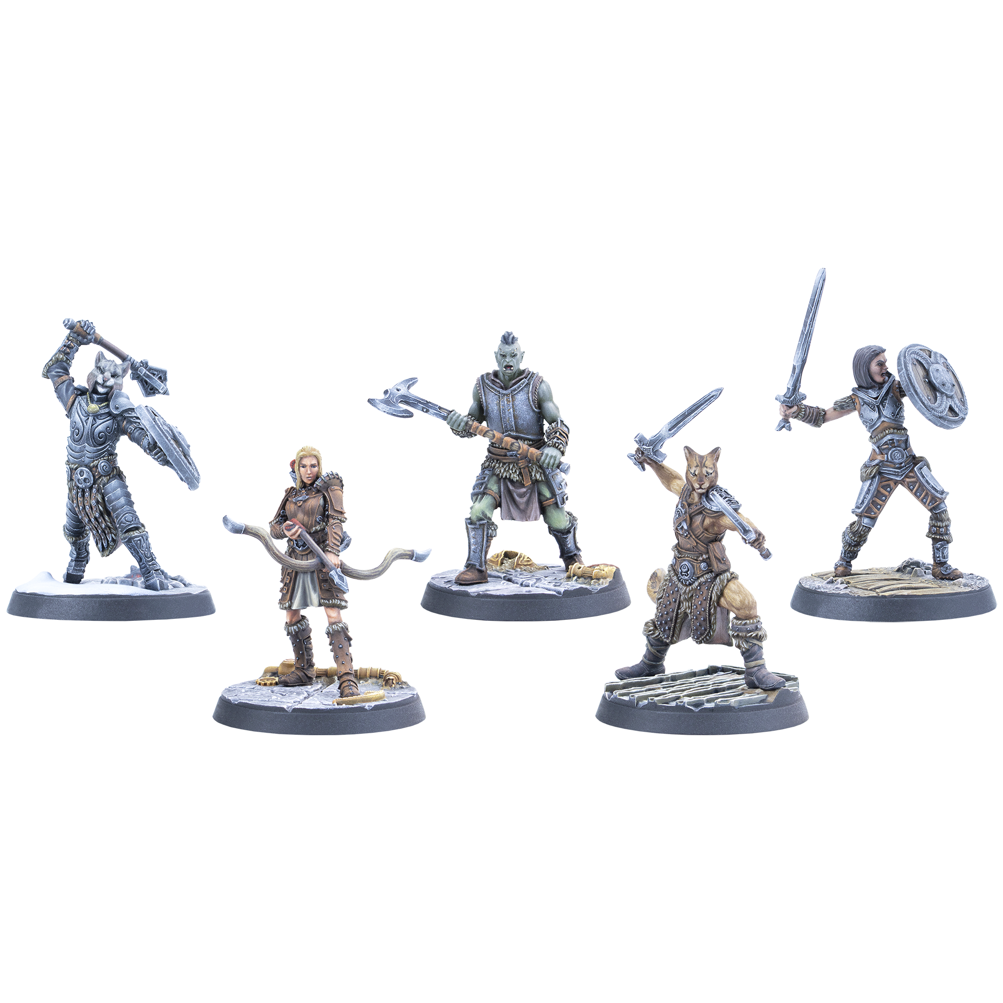 Modiphius Elder Scrolls Call to Arms Adventurer Allies 5 miniature