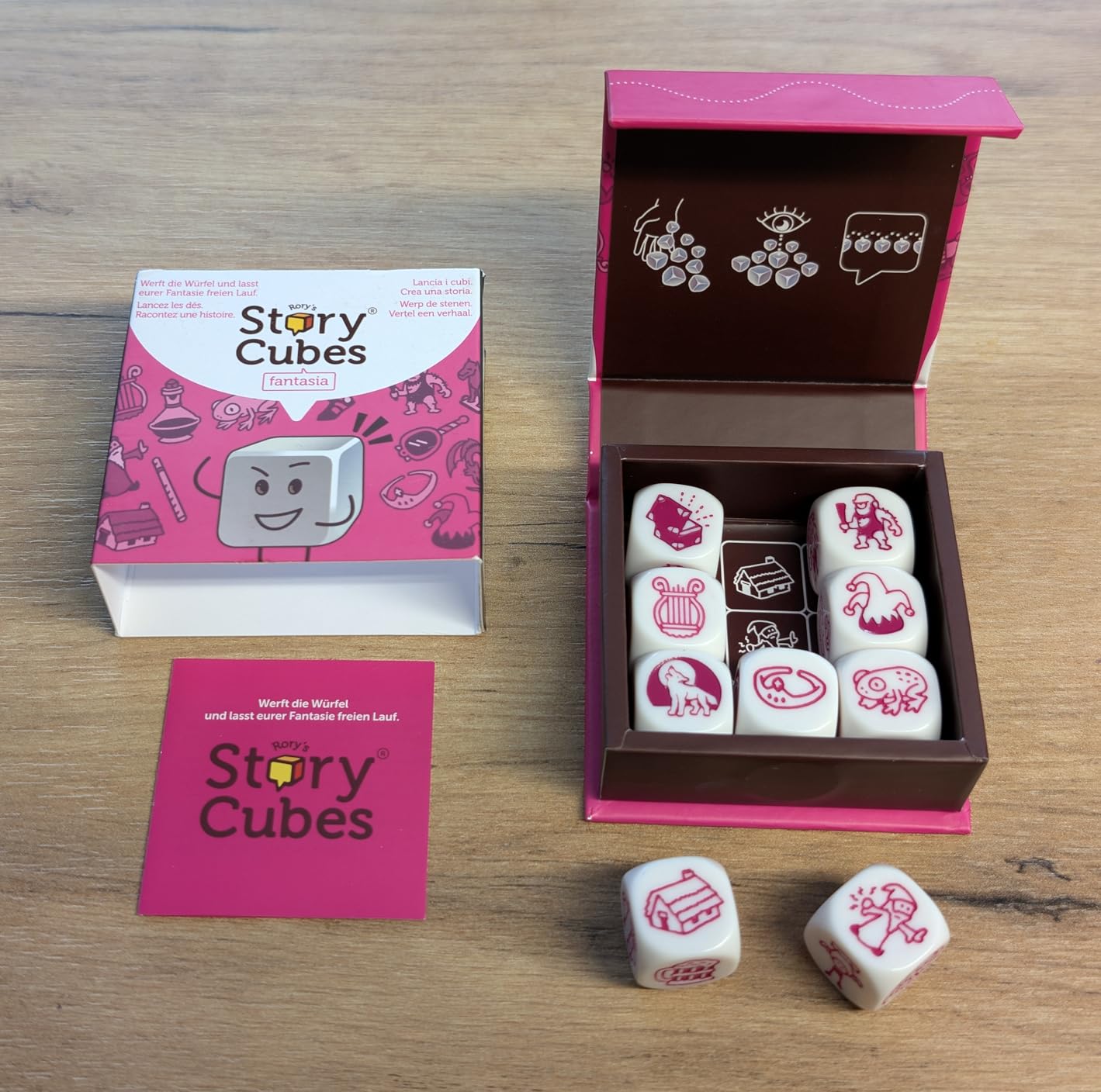 Asmodee Rory's Story Cubes Fantasia dadi storia famiglia 9 dadi