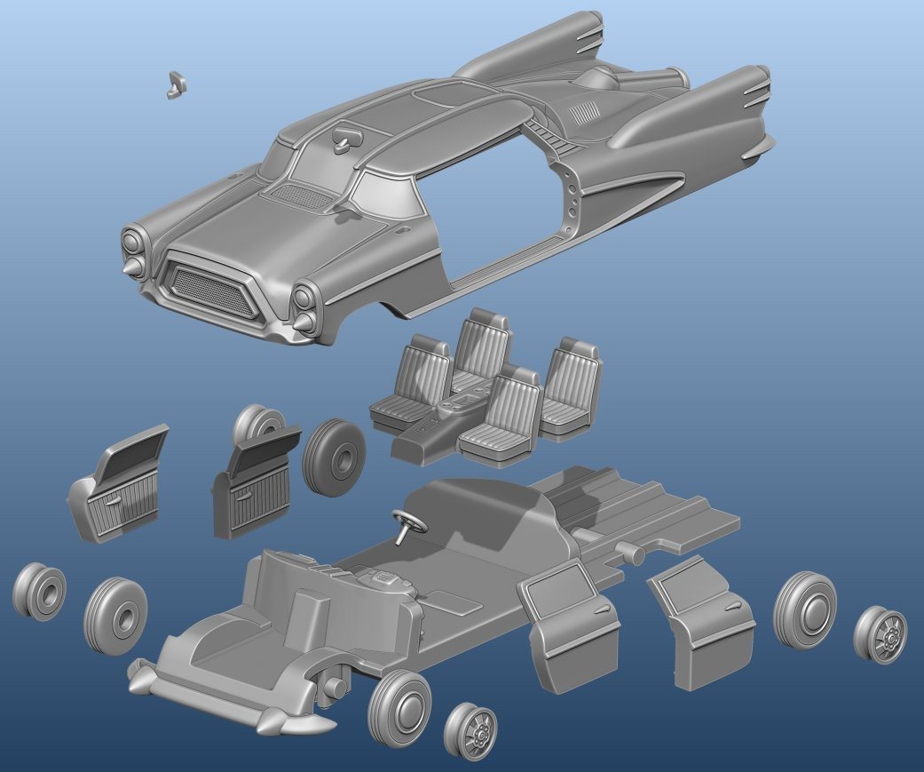 Modiphius Fallout: Wasteland Warfare Auto Corvega Atomic V8 STL