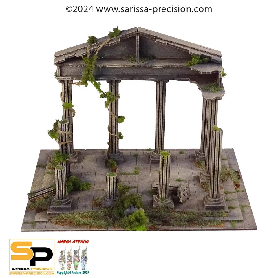 Modiphius Cohors Cthulhu Temple of Apollo terreno MDF