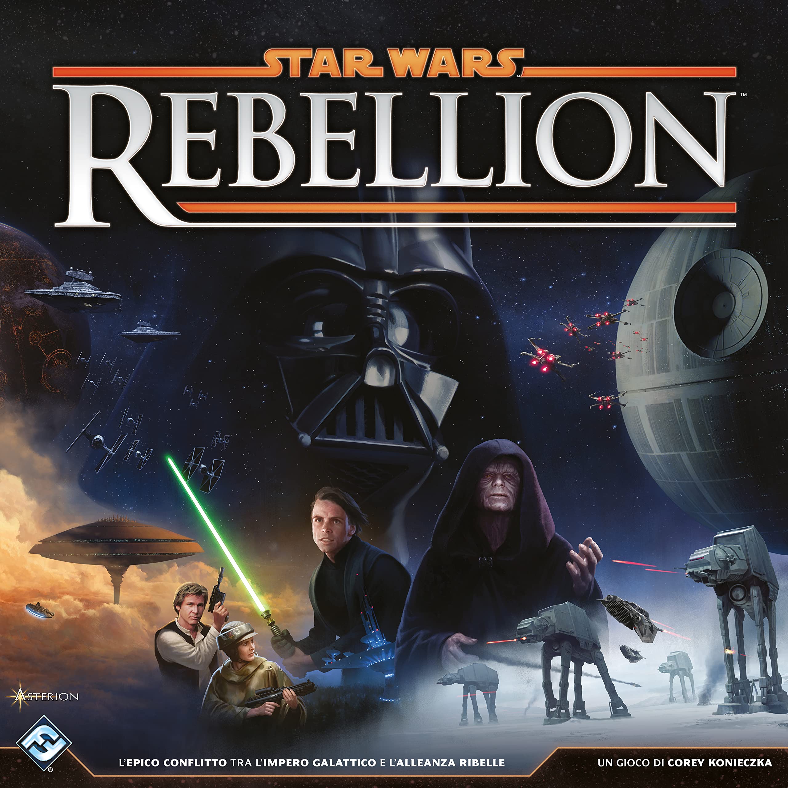 Star Wars Rebellion gioco da tavolo strategico italiano 2-4