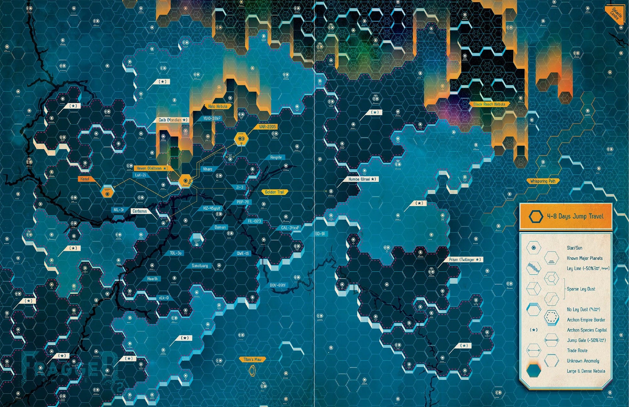 Modiphius Fragged Empire Location Guide Seconda Edizione PDF