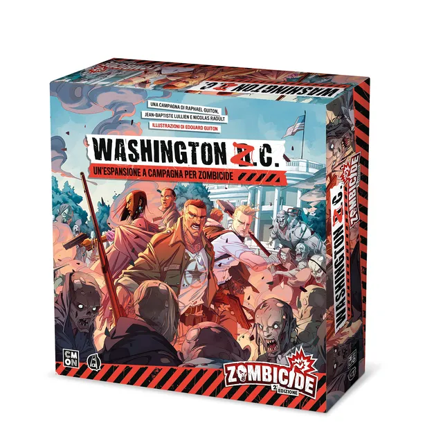 Asmodee Zombicide Washington Z.C. espansione gioco tavolo italiano