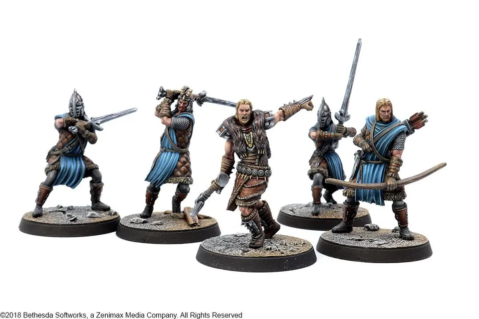 Modiphius Elder Scrolls Call to Arms Stormcloak Starter plastica