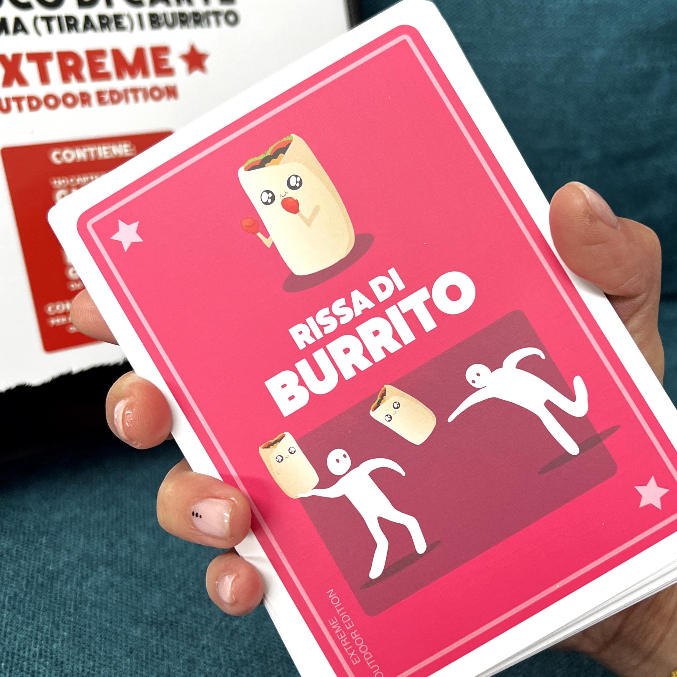 Asmodee Throw Throw Burrito Extreme Outdoor gioco carte 2-6