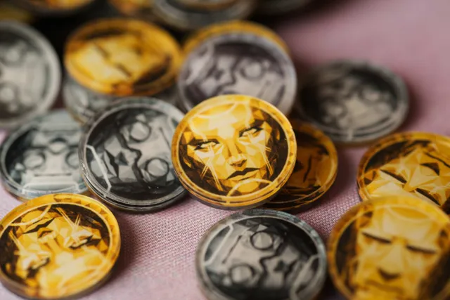 Modiphius Sovereign Citizen Tokens 100 gettoni acrilici 20mm