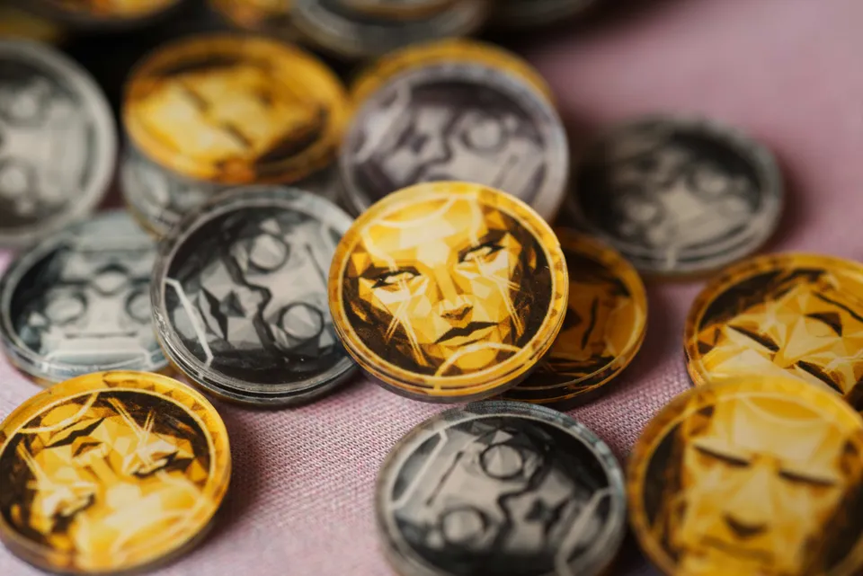 Modiphius Sovereign Citizen Tokens 100 gettoni acrilici 20mm