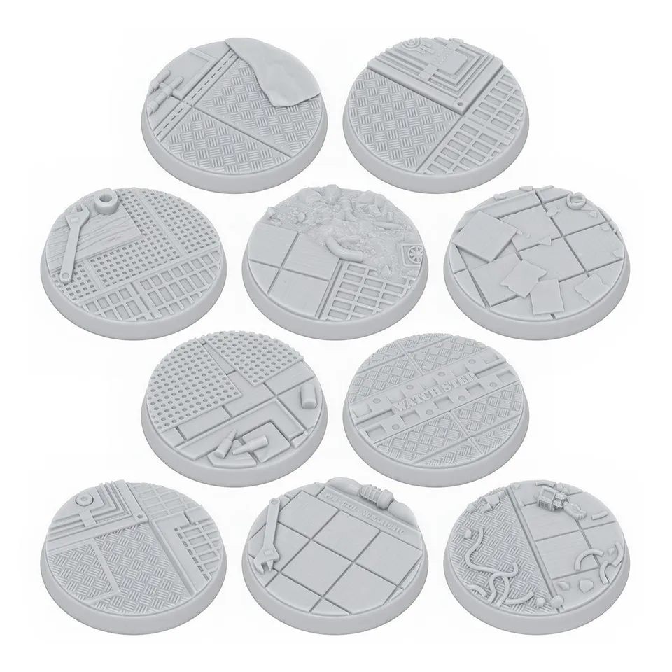 Modiphius Fallout Vault-Tec basette sceniche 30mm 10 pezzi