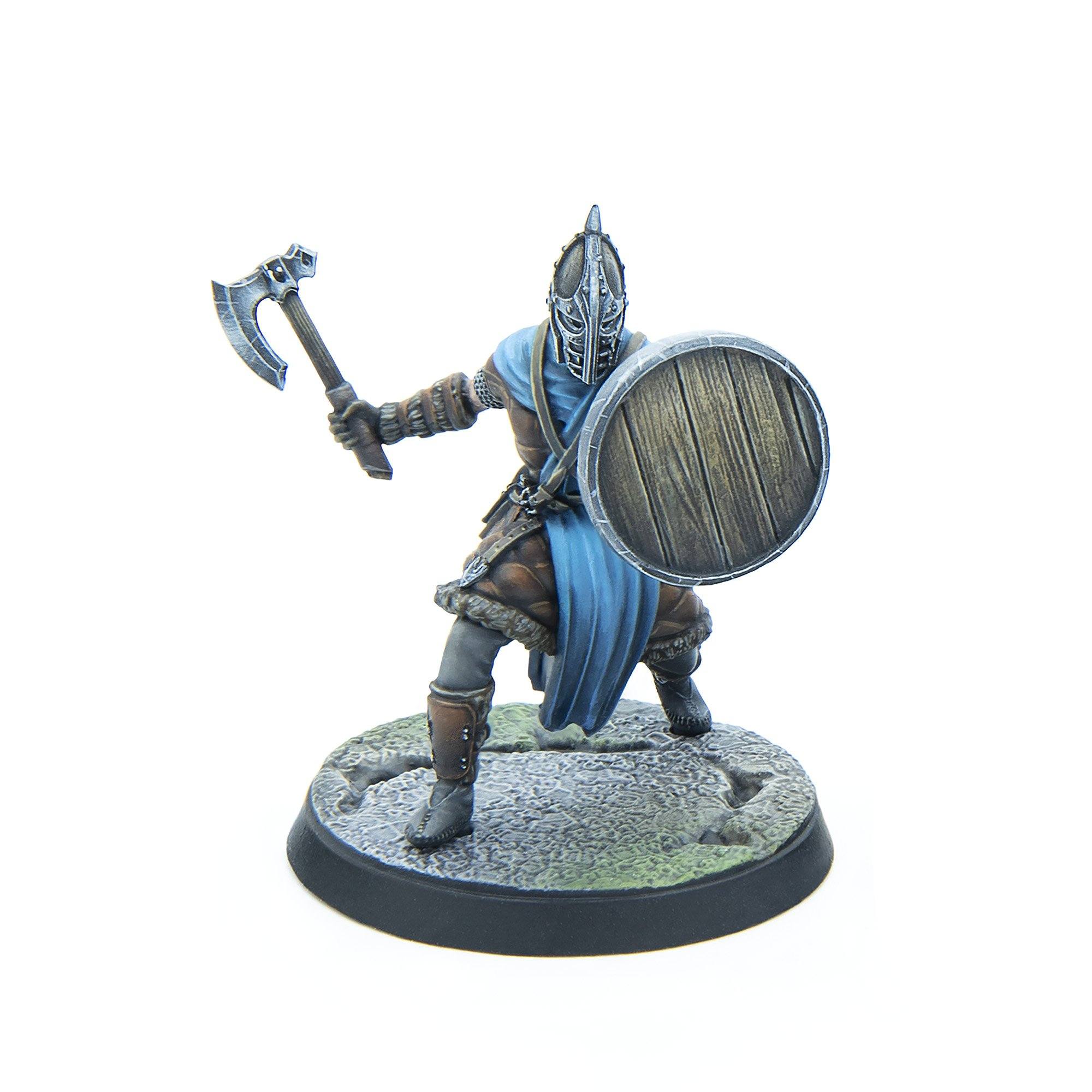 Modiphius Elder Scrolls Stormcloak Shieldbreakers 6 miniature resina