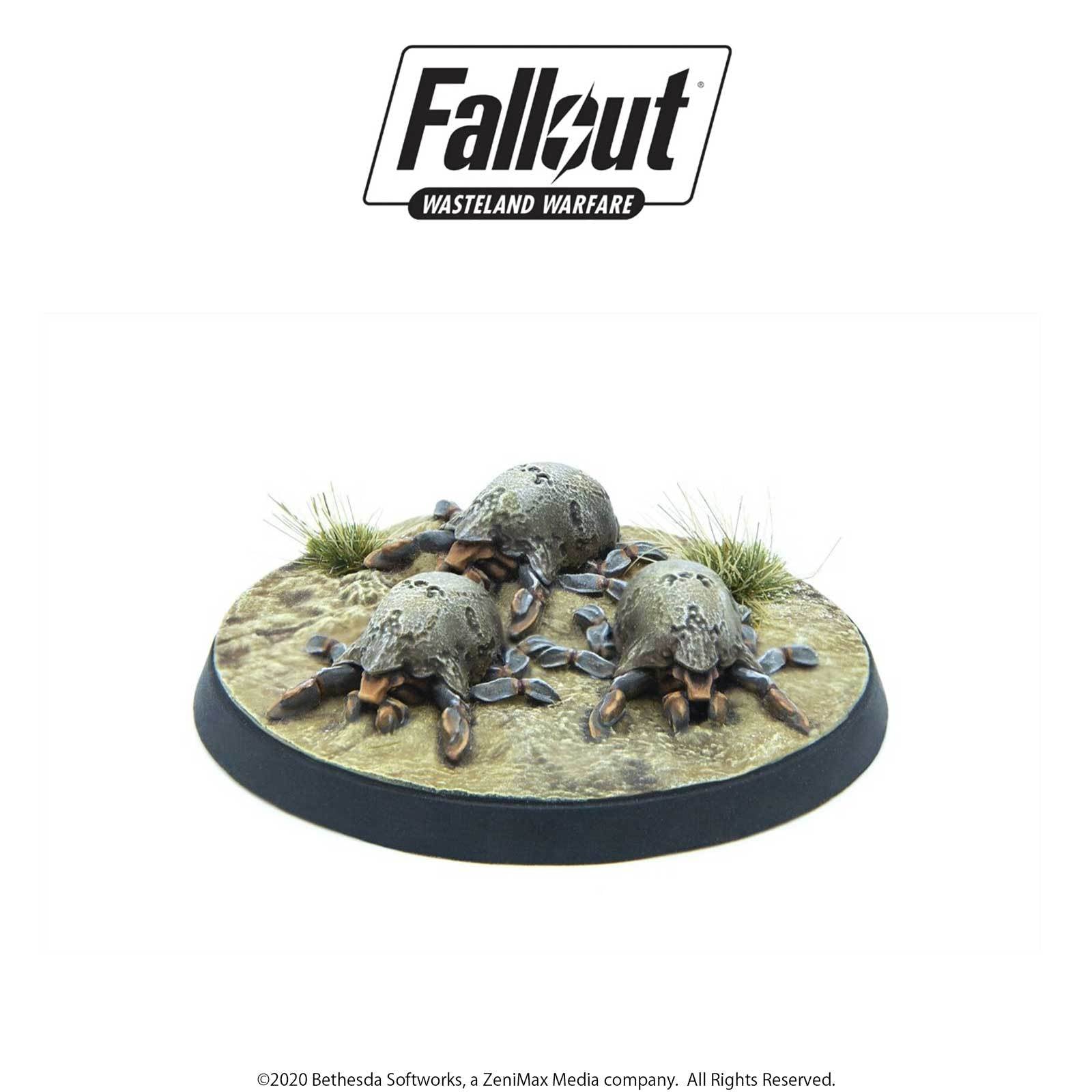 Modiphius Fallout Wasteland Warfare Mirelurk Hatchlings Eggs miniature 32mm