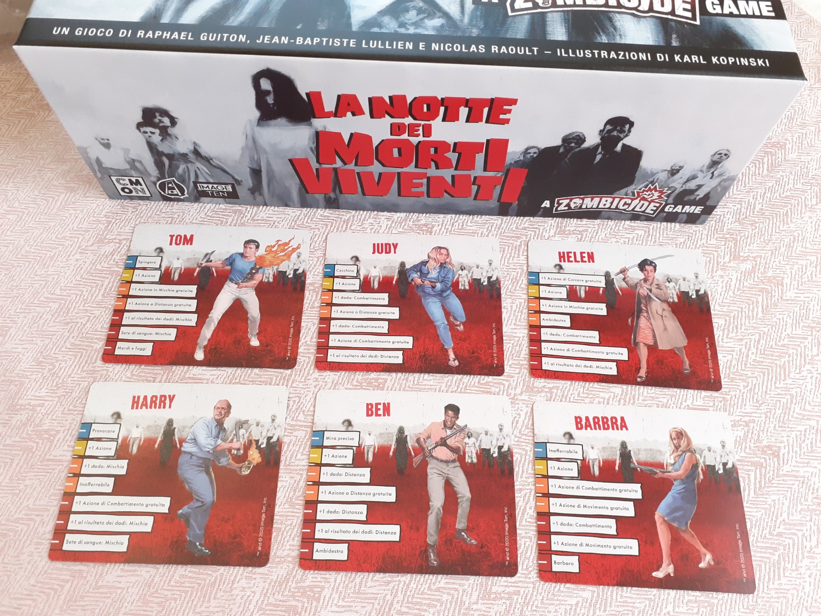 Asmodee Zombicide Notte dei Morti Viventi gioco cooperativo 1-6 giocatori