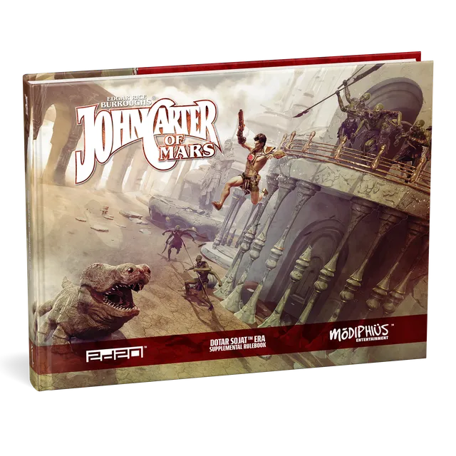Modiphius John Carter Dotar Sojat Era manuale supplemento GDR