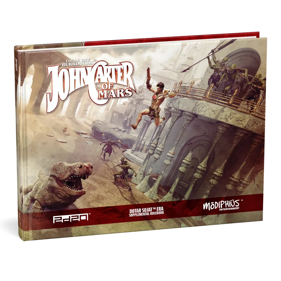 Modiphius John Carter Dotar Sojat Era manuale supplemento GDR
