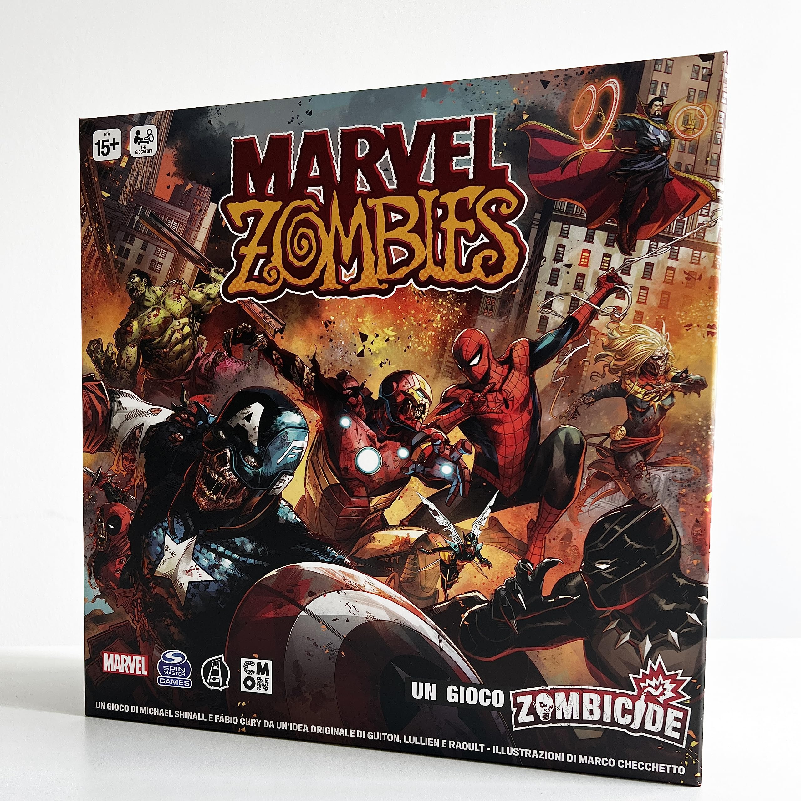 Asmodee Marvel Zombies gioco da tavolo cooperativo italiano