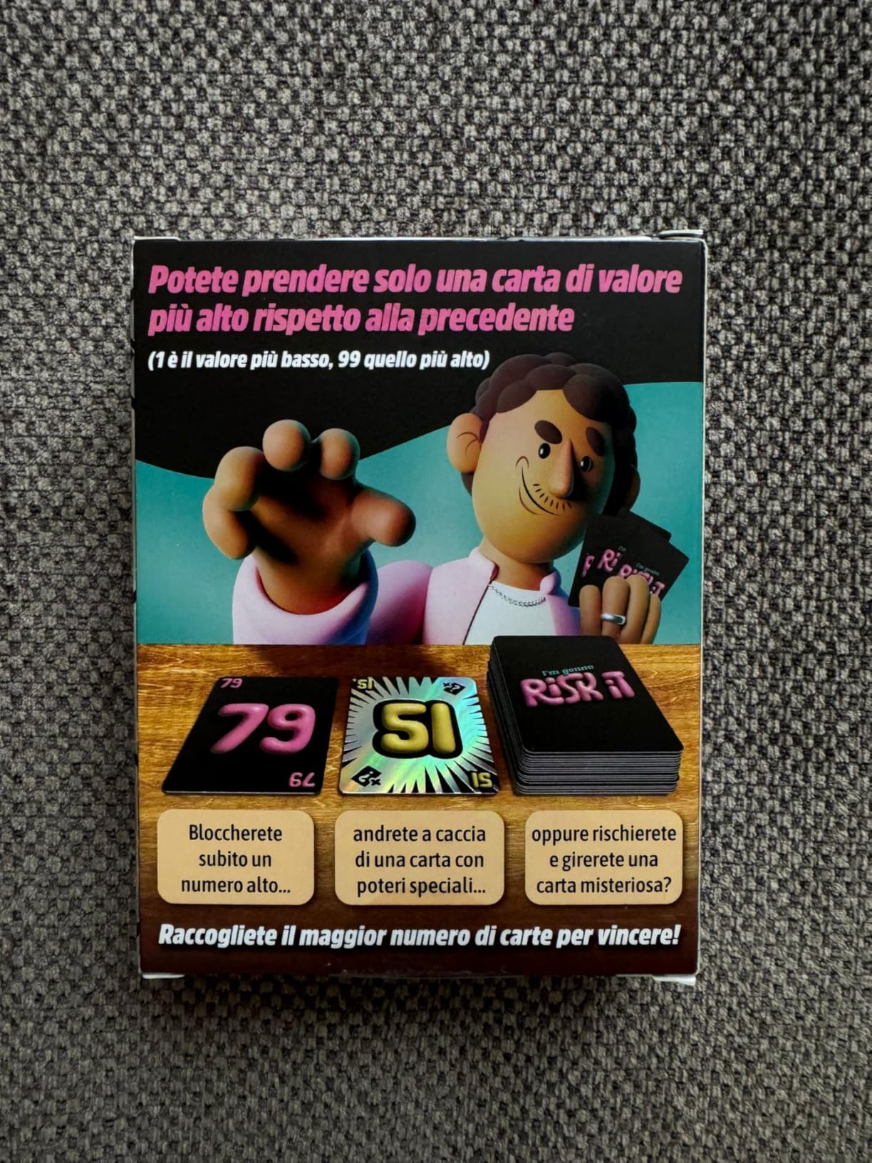 Asmodee Risk It Gioco di Carte Numeri 2-5 Giocatori