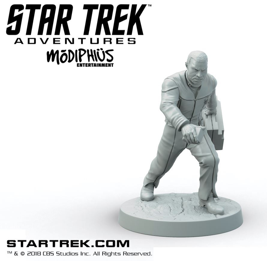 Star Trek Adventures TNG Away Team Human Male file STL 32mm
