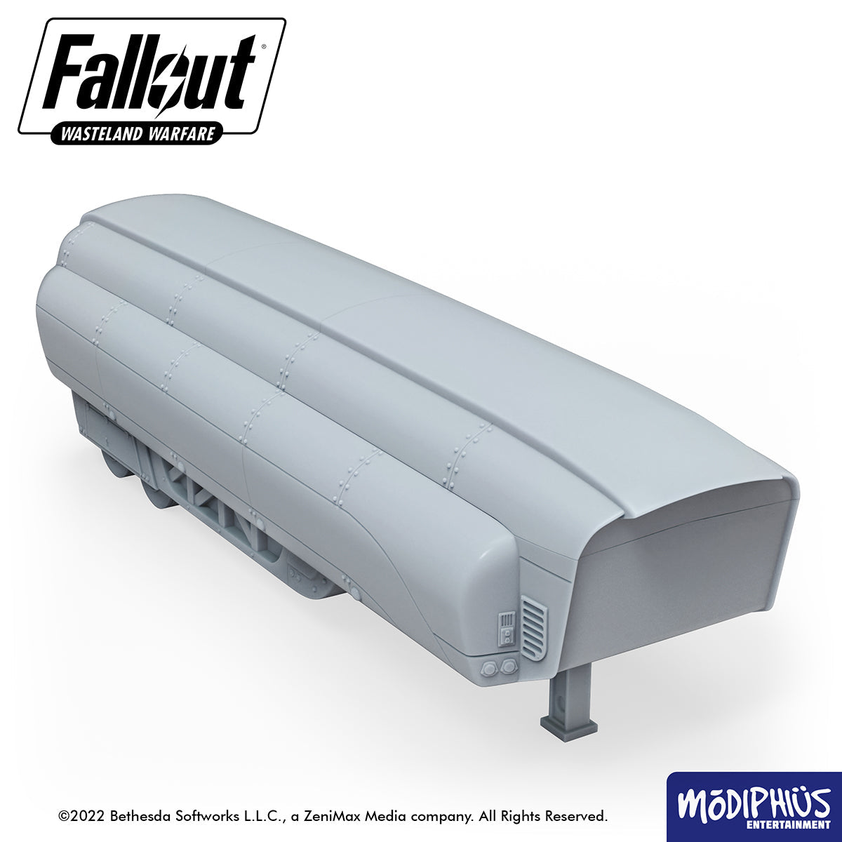 Modiphius Fallout Wasteland Warfare Flatbed Truck file STL scenario