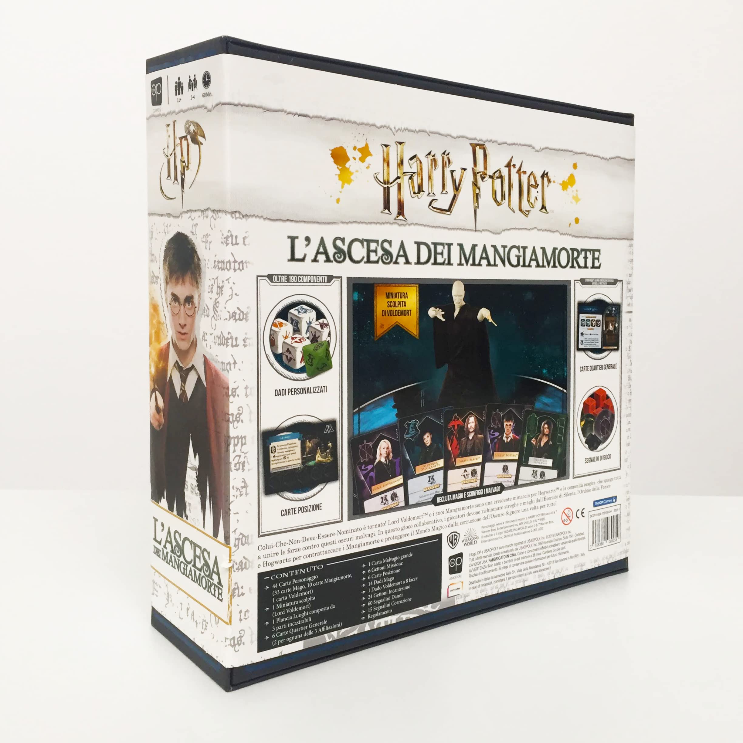 Asmodee Harry Potter Ascesa dei Mangiamorte gioco da tavolo dadi